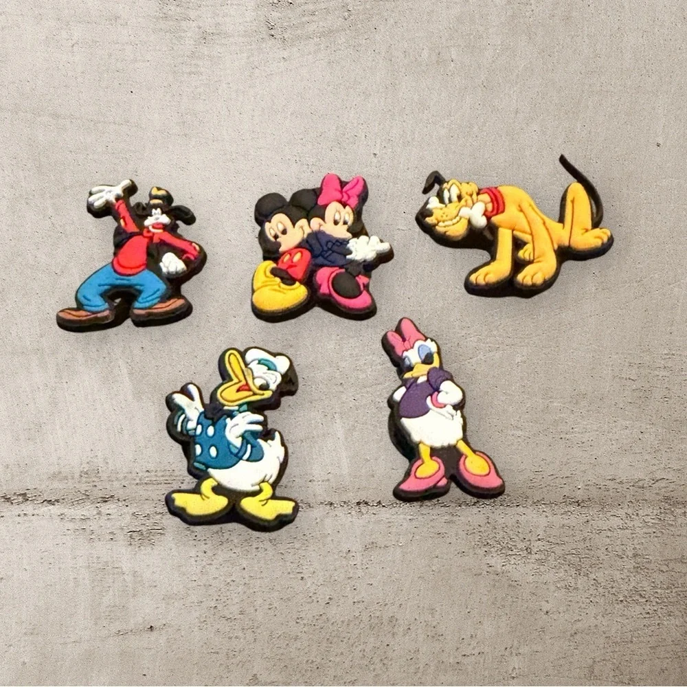 Jibbitz for Crocs Disney Fab 5 Mickey Shoe Charms Set of 5
